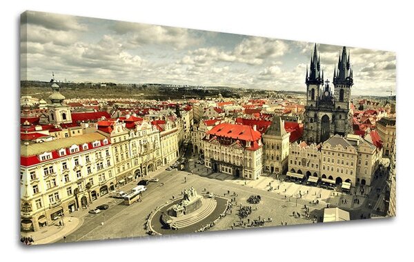 Tablou de perete Panorama ORAȘ PRAGUE - 30x60 cm