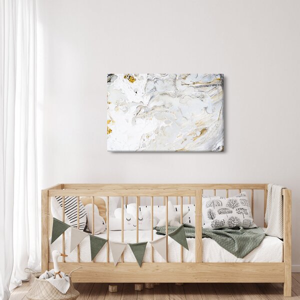 Tablou - Hârtie de ulei cu design de marmură (90x60 cm)