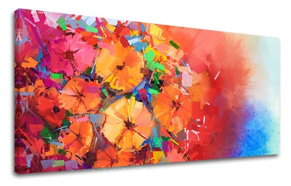 Tablou de perete PANORAMA FLORI - 30x60 cm