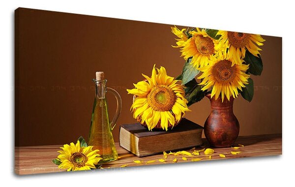 Tablou de perete PANORAMA FLORI - 30x60 cm