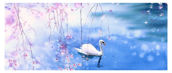 Tablou - Lacul magic (120x50 cm)