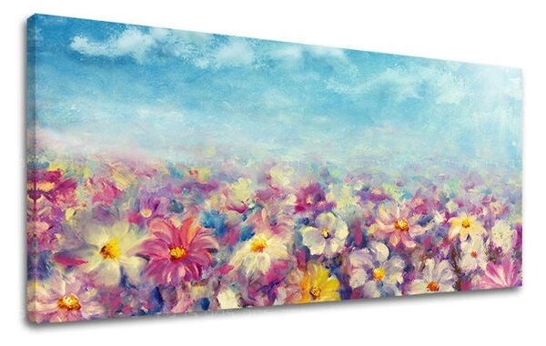 Tablou de perete PANORAMA FLORI - 30x60 cm