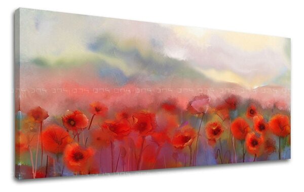 Tablou de perete PANORAMA FLORI - 30x60 cm