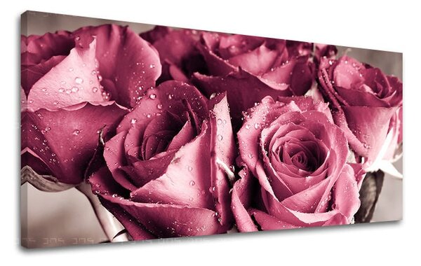 Tablou de perete Panorama FLORI - 30x60 cm