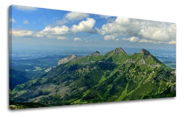 Tablou de perete PANORAMA SLOVACIA / TATRY - 30x60 cm