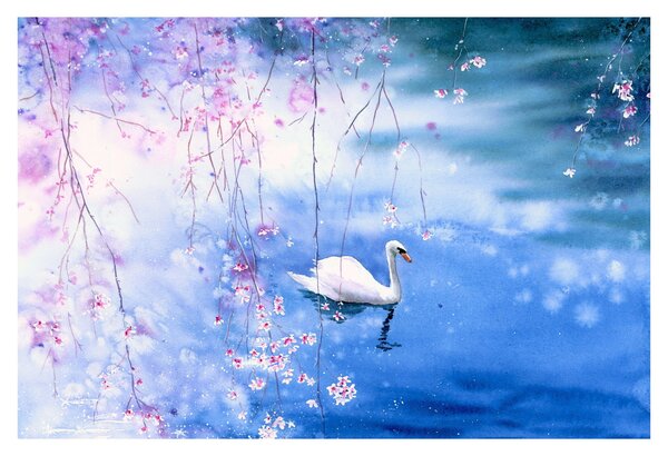Tablou - Lacul magic (90x60 cm)