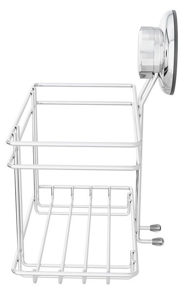 Raft pentru baie argintiu autoadeziv din metal Bestlock Bath – Compactor