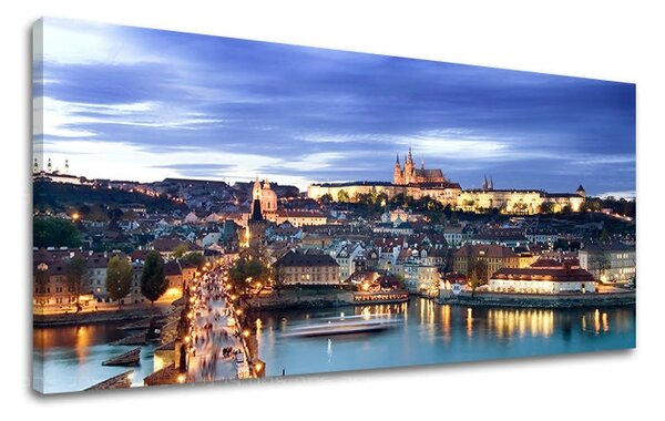 Tablou de perete PANORAMA PRAGA - 30x60 cm