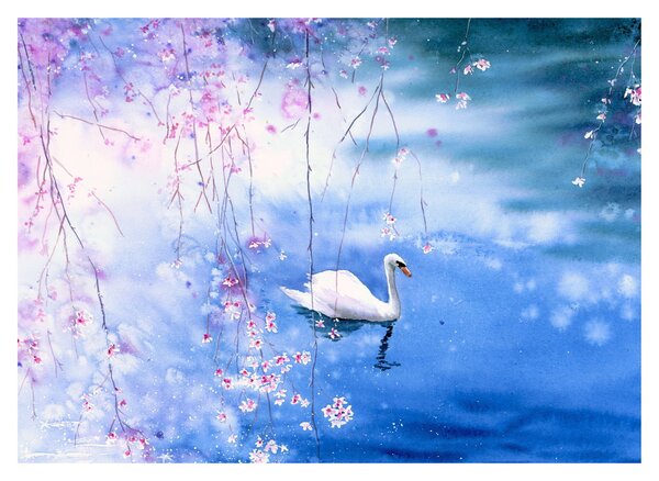 Tablou - Lacul magic (70x50 cm)