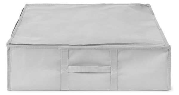 Cutie de depozitare pentru haine din material textil cu vacuum/cu pereți întăriți 56x56x16,5 cm Granit – Compactor