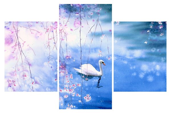 Tablou - Lacul magic (90x60 cm)