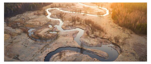 Tablou - Răsărit la Meander (120x50 cm)