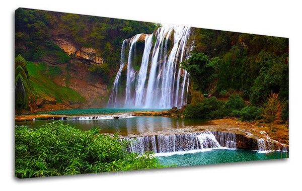 Tablou de perete PANORAMA WATERFALLS - 30x60 cm