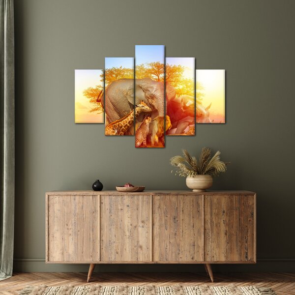 Tablou - Animale africane (150x105 cm)