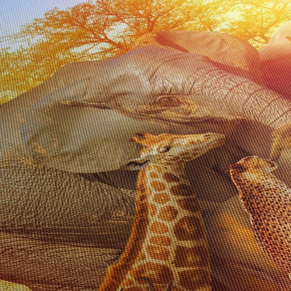 Tablou - Animale africane (150x105 cm)