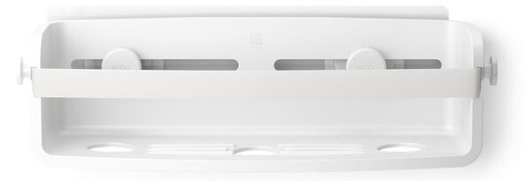 Raft pentru baie alb autoadeziv din plastic reciclat Flex Adhesive – Umbra