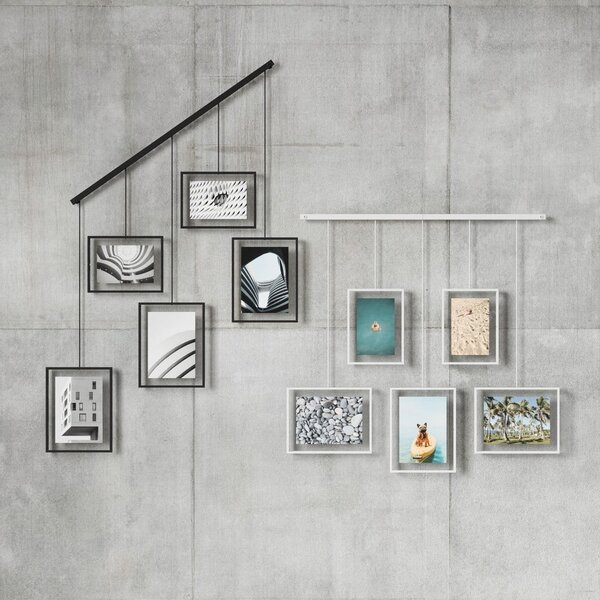 Rame negre de agățat din metal 5 buc 66x69 cm Exhibit – Umbra