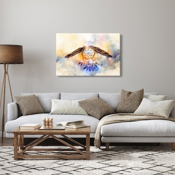 Tablou - Captator de vise cu pene (90x60 cm)