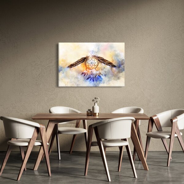 Tablou - Captator de vise cu pene (90x60 cm)