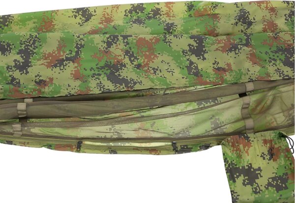 Hamac turistic cu plasa de tantari SANTIAGO 260x140 cm, verde