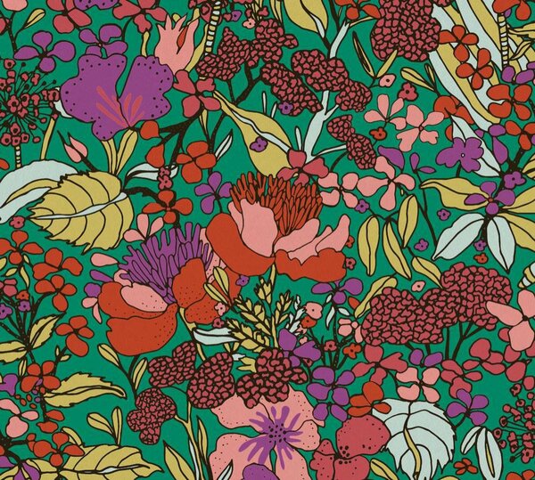 Tapet vlies pentru perete ap floral impression 37756-1