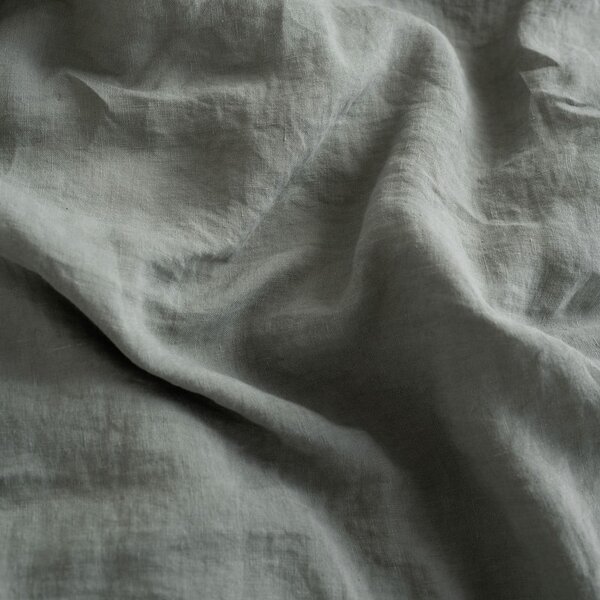 Cearceaf kaki din in cu elastic 140x200 cm – Linen Tales