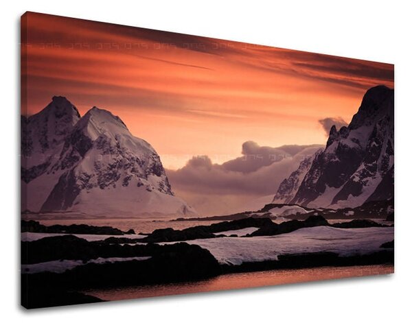 Tablou de perete WEST APUS DE SOARE - 20x30 cm