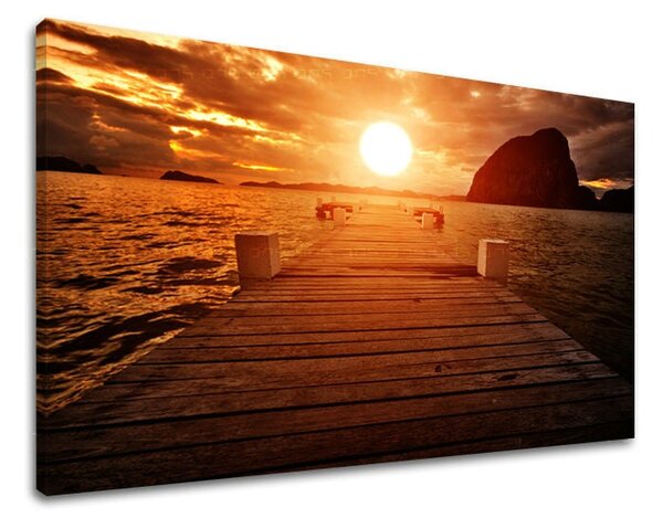 Tablou de perete WEST APUS DE SOARE - 20x30 cm