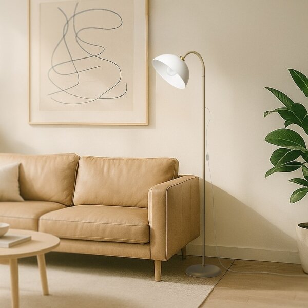 Lampă de podea ZACK 1xE27/15W/230V bej