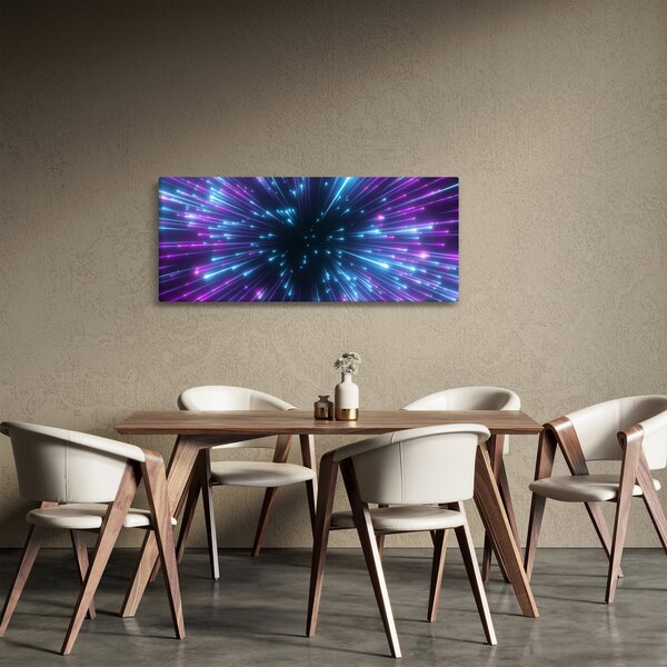 Tablou - Spațiu neon (120x50 cm)
