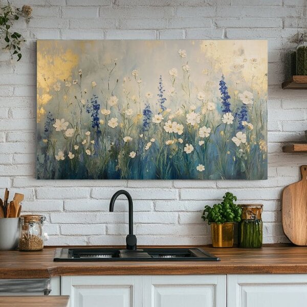 Reproducere pe pânză Pajiștea lui Demeter | finisată de mâna artistului - 40x60 cm