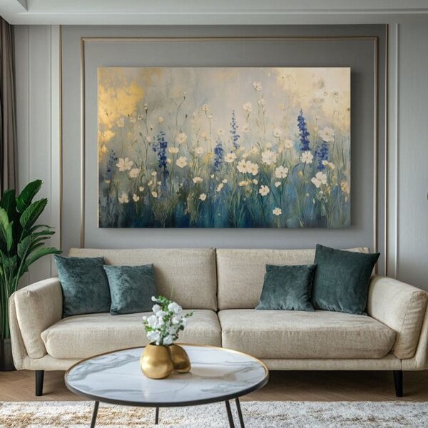 Reproducere pe pânză Pajiștea lui Demeter | finisată de mâna artistului - 40x60 cm