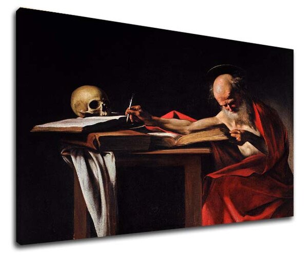 Tablou canvas Michelangelo Caravaggio - Sfântul Ieronim - 40x60 cm