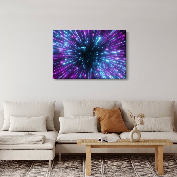 Tablou - Spațiu neon (90x60 cm)