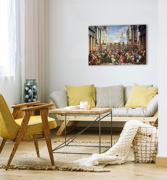 Tablou canvas Paolo Veronese - Nuntă în Cana Galileii - 40x60 cm