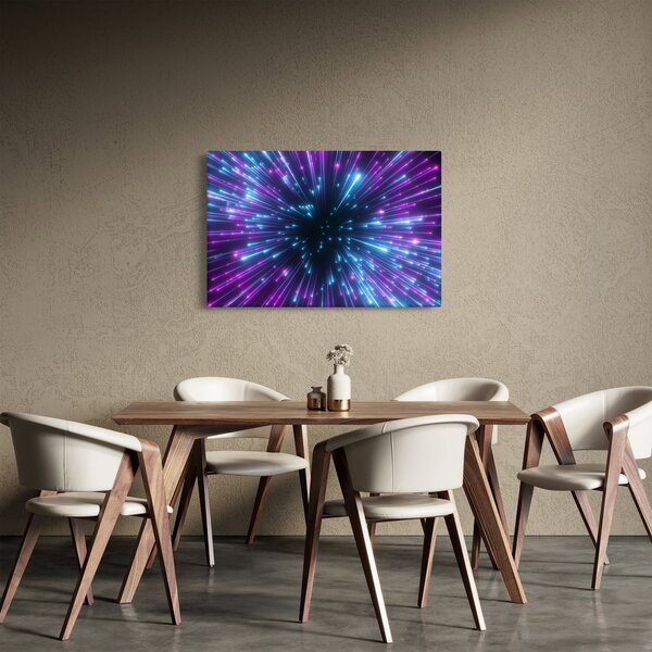 Tablou - Spațiu neon (90x60 cm)