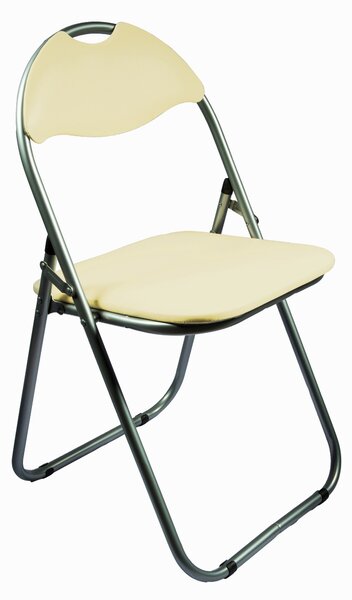 Scaun pliant Cordoba, bej, 38.5x43x79 cm
