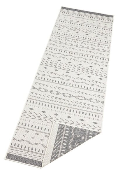 Covor adecvat pentru exterior NORTHRUGS Twin Supreme Mismo, 250 x 80 cm, gri-crem