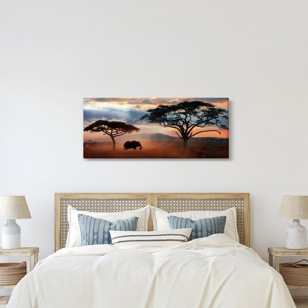 Tablou - Parcul Național Serengeti, Tanzania, Africa (120x50 cm)