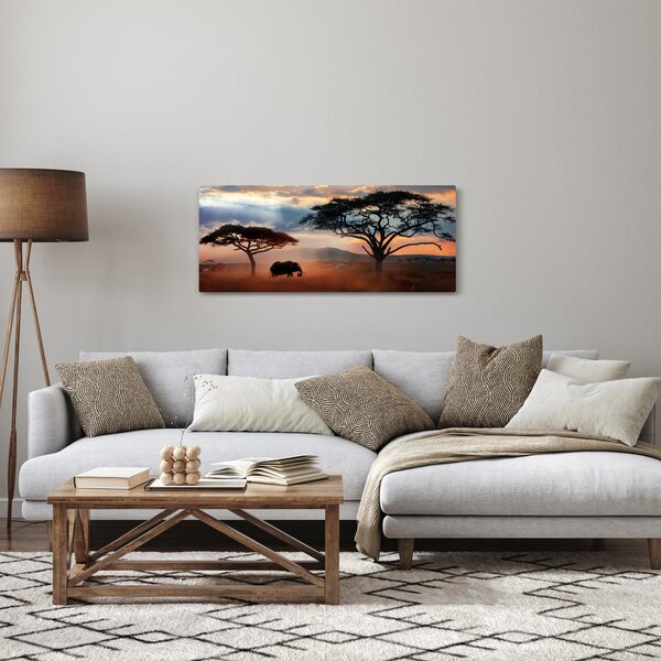 Tablou - Parcul Național Serengeti, Tanzania, Africa (120x50 cm)