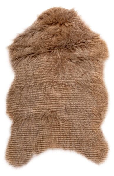 Blană de oaie artificială Tiseco Home Studio Fox, 50 x 80 cm, maro