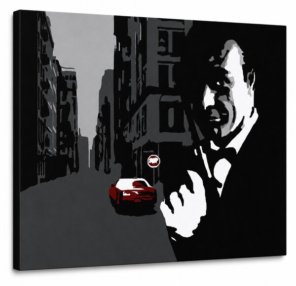 Tablou pictat manual POP Art James Bond 1 parte bond3 - 80x60 cm