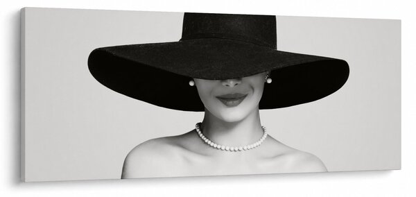Tablou - Femeia cu pălărie (120x50 cm)