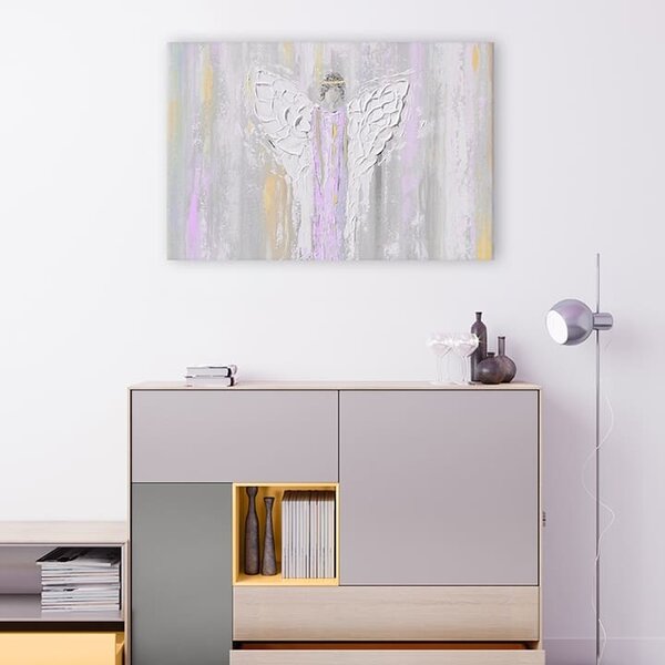 Picturi de îngeri pe pânză Întâlnire plăcută - 40x60 cm