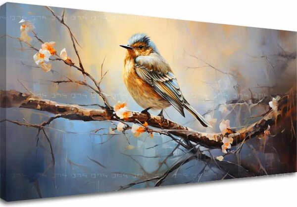 Picturi Păsări Păsări Sonete Dragoste - 40x80 cm