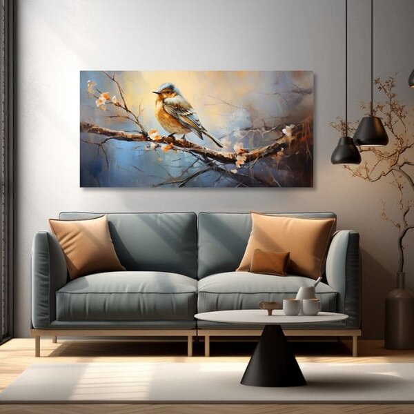 Picturi Păsări Păsări Sonete Dragoste - 40x80 cm