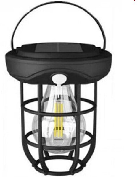 Set 2 x Felinar solar cu lumina calda