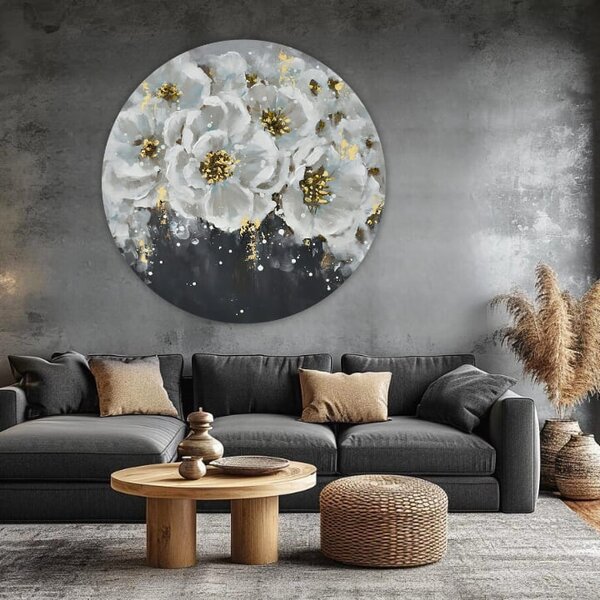 Picturi rotunde cu acrilic Dans de seară - 60 cm