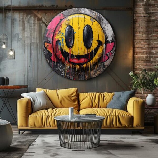 Picturi rotunde cu acrilic Colours of Joy - 60 cm