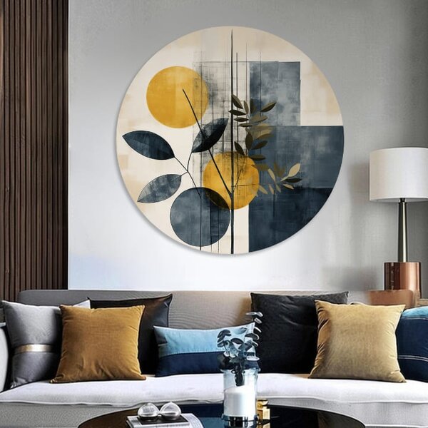 Picturi rotunde cu acrilic Endless Day - 60 cm